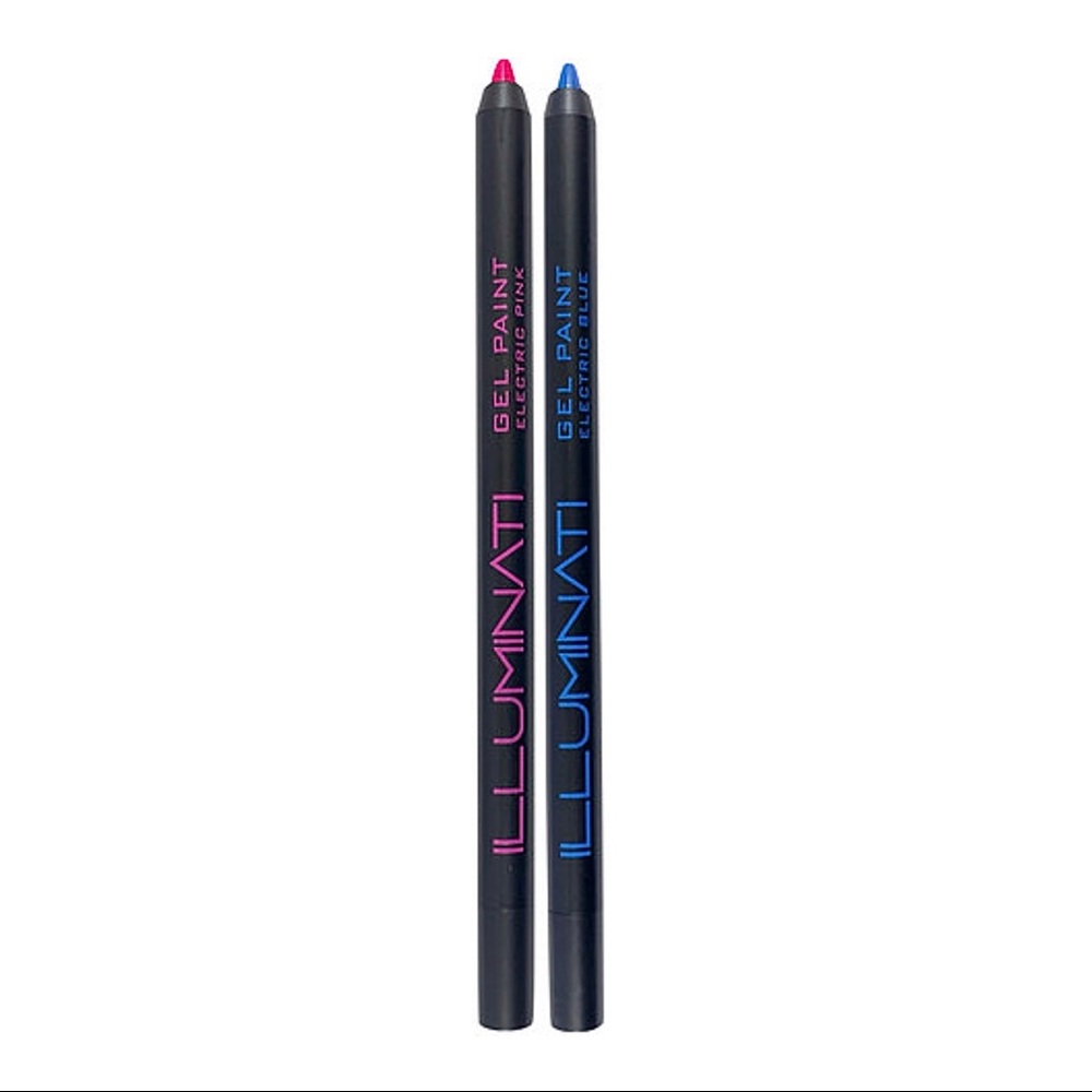 ✨🆕💖ILLUMINATI COSMETICS ELECTRIC PINK &BLUE DUO GEL PAINT💖